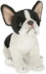 Bearington Collection Lil' Oliver The French Bulldog Stuffed Animal, 6 Inch Dog Stuffed Animal