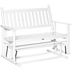 Outsunny Wooden Patio Glider Bench,