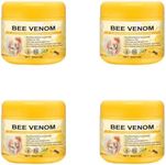 (100% Effective) 4 Jars Bee Venom Advanced Joint and Bone Therapy Cream | New Zealand Bee Venom Joint and Bone Therapy Cream | 30G/1FL.OZ