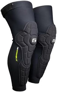 G-Form Pro-Rugged 2 Knie-Schienbeinschützer - Knieschutz für Radfahren, Skaten & Schneesport - Knie- & Schienbeinschützer für den Sport - Gepolsterte Kompressions - Schwarz, Erwachsene Medium