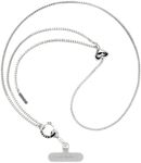 CASETiFY Metal Heart Chain Phone Strap - Sliver