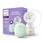 Philips Avent Electric Breast Pump | No.1 Brand Recommended by Moms Worldwide | Personalised Experience with 4 Expression & 4 Stimulation settings | Soft adaptive Silicon Cushion | Portable | SCF323