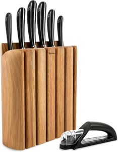 Robert Welch 7-Piece Knife Block Set – Stainless Steel Kitchen Knives