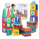 Playmags 100-Piece Magnetic Tiles B