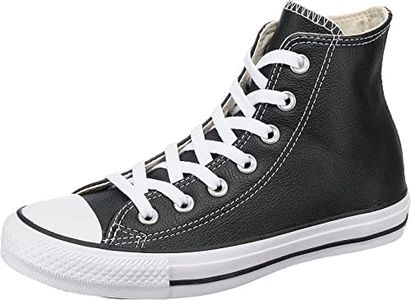Converse Unisex Hi-Top Trainers Sneaker, Black, 8