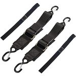 BLASHRD 2-Pack Boat Trailer Transom Tie-Down Straps,2in x 4Ft Adjustable Transom Straps with Quick Release Buckle
