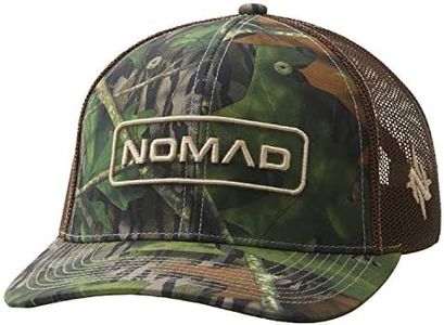 NOMAD Men's Trucker Hat | Turkey Hunting Camo Hat Trucker Hat | Turkey Hunting Camo Hat, Hunter - Mossy Oak Shadowleaf, One Size