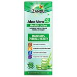 Zandu Aloe Vera + 5 Herbs Health Juice | Ayurvedic Immunity Booster | Good for Digestive Health, Skin Health & Liver Function |No Added Sugar (500ml)