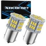 Xnourney P21W 382 1156 BA15S LED Bulb，Super Bright 1141 1003 7506 BA15S Bulbs, 12V-24V 54SMD Used for Truck Car Backup Reverse Lights, Tail Parking Lights,Camper Trailer RV Interior Light, White