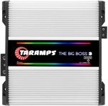 Taramps The Big Boss 3 Bass Amplifier 0.5 to 2 Ohms 3000 Watts RMS 108 RGB Effects, Multi Impedance, 1 Channel Class D, Monoblock, Smart 3k, Car Audio