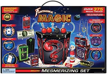 Fantasma Deluxe Mesmerizing Magic Set with 375+ Tricks (810EUD) – Supersized Amateur’s Magic Kit for Boys & Girls 7 Years and Older.