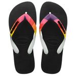 Havaianas Women's Top Pride Strap Sandal Flip-Flop, Black, 7-8