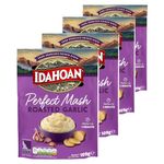 Idahoan Garlic Mashed Potato Pack of 4 x 109g - Mash Potato, Instant Mash Potato, Made in USA