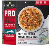 ReadyWise Outdoor Pro Adventure Meal Beef Bulgogi and Kimchi Fried Rice, Premium Freeze-Dried Food for Camping, Hiking, and Backpacking, 750 Calories, 32 Grams of Protein, 2 Servings, 1 Pouch