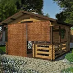 MOOKNAT 2 Pack 47" W x 71" H Retro Roll Up Shade for Windows Natural Reed Shades for Patio Window Shades