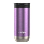 Contigo Huron 2.0 Stainless Steel Travel Mug with Leak-Proof SnapSeal Lid, Vacuum-Insulated Tumbler for Coffee and Tea, Pansy, 16 oz (473 mL)