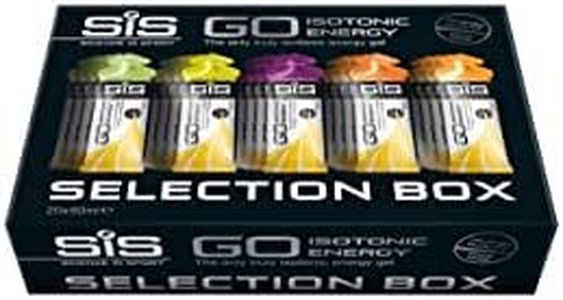 Science in Sport Go Isotonic Energy Gel Selection Box, 60 ml - Pack of 20