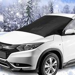 Windshield Cover for Ice and Snow. Waterproof Windshield Snow Cover for All Cars, Trucks, SUVs, MPVs, with Magnetic (47" × 82")