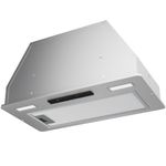 Zephyr AK8400BS Range Hood 400 CFM Power 3 Speed Fan Tornado Mini Canopy Vent Insert with Slide Controls, Aluminum Mesh Filters and Dual LED Lights