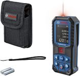 Bosch Professional Laser Measure GLM 50-22 (Range: up to 50m, Robust, IP65, ± 1.5 mm*, 2x AA Batteries, Hand Strap, Pouch)