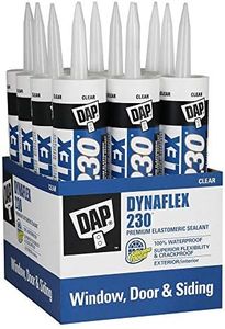 12 Pack of 10.1 oz Dap 18305 Dynaflex 230 Clear Premium Window, Door, and Trim Sealant