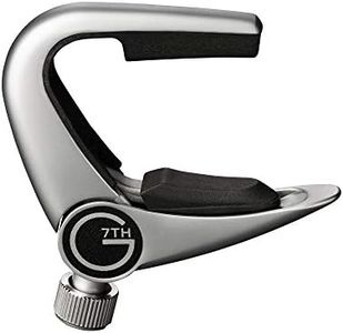 G7th Newport Partial #3 Capo - 3 String Pressure Touch Guitar Capo - Silver