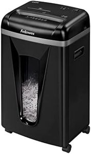 Fellowes Powershred 450M Paper Shredder, 9 Sheet Micro-Cut Shredder For the Small or Home Office With Silent Shred Technology, Black