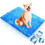 Dog Cooling Mat Pet Cooling Pad for Dog and Cat 25.6x20 Inches Gel Pets Sleeping Bed Self Cooling Cushions Bed Sofa in Summer Keep Pets Cool - Perfect for Home and Travel