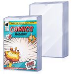 Yexiya 15 Pcs Comic Book Card Holder Comic Sleeves, 7.6 x 10.7 Inch Comic Display Case Collectors Hard Plastic Magazine Frame Storage Clear Rigid Print Protector for Plate Holder Display Picture Decor