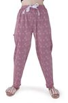WEET Women's Cotton All Over Printed Pyjama | Lower |Pant | Lounge Pyjama for Women (3XL, Dusty Pink)