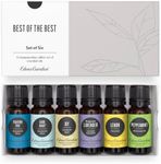 Edens Garden Best of The Best Essential Oil 6 Set, Best 100% Pure Aromatherapy Beginners Kit (for Diffuser & Therapeutic Use), 10 ml