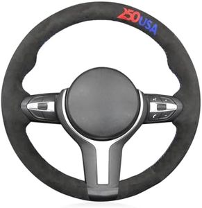 MEWANT USA 250th Anniversary Embroidered Hand-Stitched Steering Wheel Cover Custom Fit for BMW (M Sport) F22 F23 F30 F34 F32 F33 F36 F10 F07 F12 F13 F06 F39 F25 F26 F15 F1
