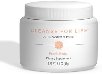 Isagenix Cleanse for Life - Detox Cleanse with Turmeric, Licorice Root & Bilberry - Supports Intermittent Fasting - Peach Mango - 96 Grams