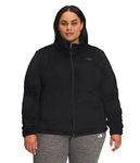 THE NORTH FACE Women's Osito Full Zip Fleece Jacket (Standard and Plus Size), TNF Black 3, 1X, Tnf Black 3, 1X