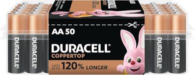 Duracell Coppertop AA 50 Pack Batte