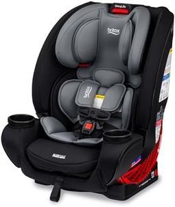 Britax One4Life All-in-One Car Seat, 10 Years of Use from 5 to 120 Pounds, Converts from Rear-Facing Infant Car Seat to Forward-Facing Booster Seat, Machine-Washable Fabric, Graphite Onyx
