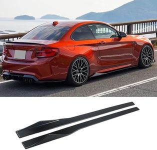 AUTRAGO Side Skirt Compatible with BMW F22 230i M2 F87 2014-2021 (Carbon Fiber Look)