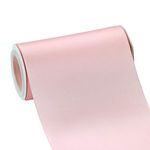 VATIN 100mm Wide Double Faced Polyester Pearl Pink Satin Ribbon- 4.5 Metre/Spool, Perfect for Chair Sash, Making Bow, Sewing and Wedding Bouquet