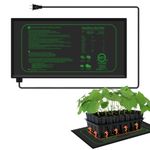 Higoro Seedling Heat Mat for Seed Starting, 10" x 20.75" 21W Waterproof Heating Pad for Indoor Tray Plants,Safe & Durable Warm Mats for Hydroponics Germination