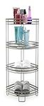 BINO Lafayette Rust-Resistant 4-Tier Corner Spa Tower, Nickel