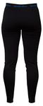 Woolove Women's 100% Merino Wool Thermal Long Underwear Baselayer Leggings 260gsm - Quick-Drying, Moisture-Wicking (Black, Large)