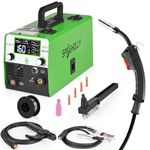 160Amp MIG Welder 230V 3 in 1 Multiprocess Welding Machine, Mig Gasless/Lift TIG/Stick MMA Welders with Premium Large LED Display Welding Equipment,Upgrade SPR-MIG160