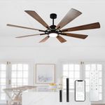 Ceiling Fan With Walnut Blades