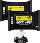 TCCO Natural Sneaker & Shoe Cleaner Wipes - 1 Packs of 80 - Portable Sneakers Cleaner Shoe Wipes Quickly Remove Dirt & Stains - These Disposable Shoe Cleaning Wipes Can Be Used On Most Footwear