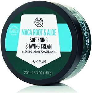 The Body Shop Maca Root & Aloe Softening Shaving Cream for Men, 6.3 Oz