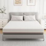 wowttrelax Memory Foam Mattress, 5FT King Mattress, Medium Firm, Soft Skin-friendly Durable, Breathable Comfort Sleep, Back Pain Support (150x200x20cm)