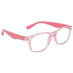 Optify® Blue Light Blocking Glasses for Kid UV Protection Computer Eyewear Zero Power Lens Age 5-12 Years(Pink)