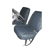Bestop® 29225-15 Black Denim Front Low Back Bucket Seat Cover Set for 65-79 CJ5; 76-80 CJ7