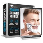 Fogless Shower Mirror with Squeegee by ToiletTree Products. Guaranteed to NEVER fog or your!