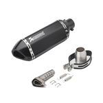 Vagary New Akraphovic Exhaust/Silencer Wtih Inbilt DB Killer for KTM, Kawasaki, Honda,TVS, Bajaj & Universal for bikes (Black)